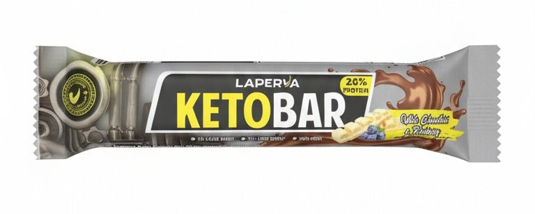 Keto Bar White Choc & Blueberry 35G